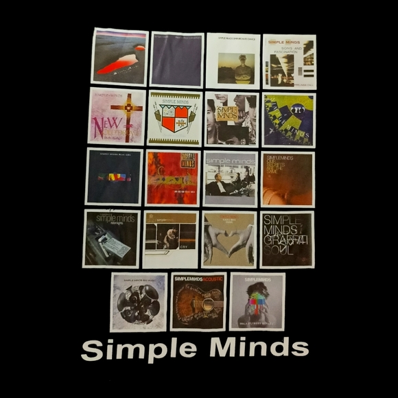 SIMPLE MIND ROCK BAND ALBUM COVER VINTAGE GRAPHIC T-SHIRT - Picture 3 of 5